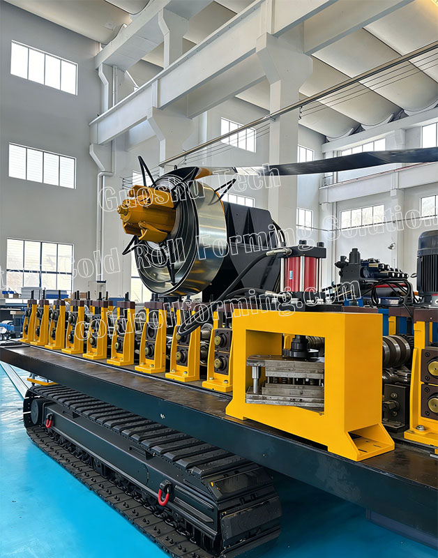 Tank Forming Mobile Tank-Type Corner Post Roll Forming Machine - | Guosu Cold Roll ...